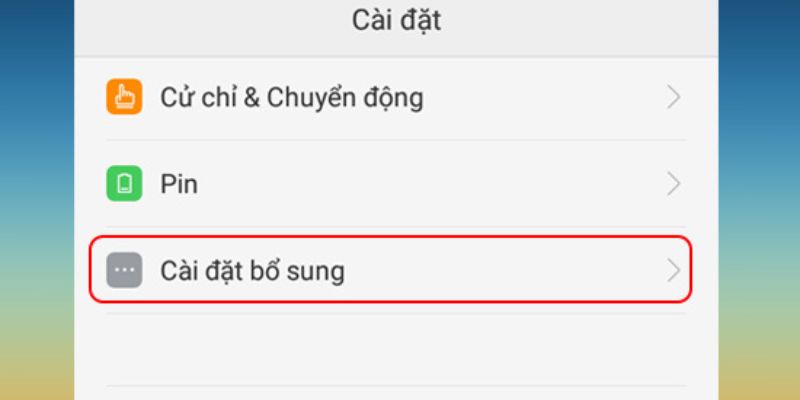 Thực hiện cấp quyền truy cập trên thiết bị